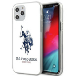 US Polo USHCP12MTPUHRWH iPhone 12/12 Pro 6.1&quot; white Shiny Big Logo