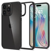Etui Spigen Ultra Hybrid na iPhone 15 Pro - czarny mat