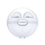 Choetech TWS wireless headphones with charging case white (BH-T08)