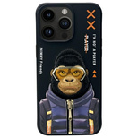 Nimmy Cool&amp;Cute 2.0 Monkey Case für iPhone 15 Pro - Schwarz