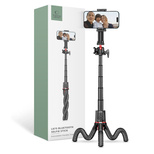 Selfie stick Tech-Protect L07S Bluetooth z elastycznym tripodem do 54cm i głowicą 360 - czarny