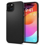 Spigen Liquid Air Hülle für iPhone 15 – Mattschwarz