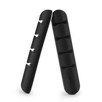 Organizer Ugreen 30762 samoprzylepny na 4 kable - czarny (2 szt.)