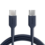 Kabel Puro Icon 60W USB-C - USB-C 1,5m - granatowy
