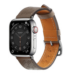 Armband Leder Lederarmband Apple Watch Ultra, SE, 9, 8, 7, 6, 5, 4, 3, 2, 1 (49, 45, 44, 42 mm) Bandarmband dunkelbraun