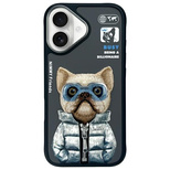 Nimmy Cool&amp;Cute 2.0 Dog Case for iPhone 16 - Black