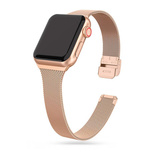 Tech-Protect Thin Milanese bracelet for Apple Watch 4 / 5 / 6 / 7 / 8 / 9 / SE (38/40/41 mm) - gold