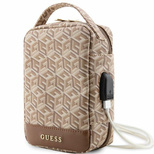 Torba Guess GCube Stripes - brązowa