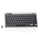 Ugreen Kabellose Bluetooth 5.3-Tastatur für 3 Geräte – Grau