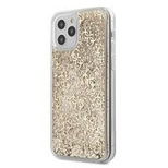 Guess GUHCP12SLG4GSLG iPhone 12 mini 5.4&quot; gold/gold hardcase 4G Liquid Glitter