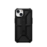 UAG Monarch Hülle für iPhone 14 Plus – schwarzer Carbon