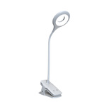 Mini Wozinsky Kabellose LED-Leselampe mit Clip + USB-C-Kabel - Weiß