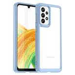 Outer Space Case für Samsung Galaxy A33 5G Hülle mit flexiblem Rahmen blau