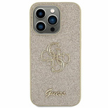 Guess GUHCS23FEHG4SGD S23 FE S711 gold/gold hardcase Glitter Script Big 4G