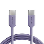Kabel Puro Icon 60W USB-C - USB-C 1,5m - fioletowy
