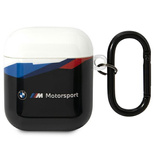 Etui BMW Transparent Lid na AirPods 1/2 - czarne - przezroczyste