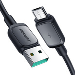 Joyroom Multi-Color Series A14 USB-A / Micro-USB 2,4A-Kabel 2 m - Schwarz