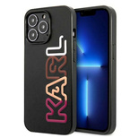 Karl Lagerfeld Multipink Brand Case for iPhone 13 Pro / iPhone 13 - Black