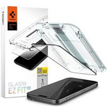 TEMPERED GLASS Spigen GLAS.TR "EZ FIT" FC IPHONE 15 PRO BLACK