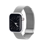 Dux Ducis Magnetic Strap strap for Watch Ultra / 9 / 8 / 7 / 6 / 5 / 4 / 3 / 2 / SE (49 / 45 / 44 / 42 mm) magnetic band silver (Milanese Version)