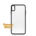 PanzerGlass ClearCase Hülle für iPhone Xs Max – transparent und schwarz