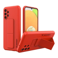 Wozinsky Kickstand Case silikonowe etui z podstawką etui Samsung Galaxy A13 5G czerwone