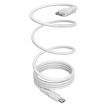 Kabel Puro Magnetic USB-C - USB-C 60W USB 3.2 (20 Gbps) 1m magnetyczny - biały