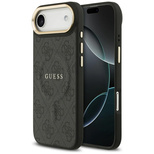 Guess 4G PU Classic Logo MagSafe case for iPhone 17 Air - black