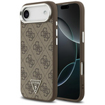 Guess 4G Triangle Logo MagSafe Hülle für iPhone Air - braun