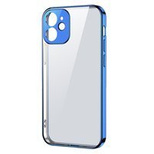 Joyroom New Beauty Series ultra thin case with electroplated frame for iPhone 12 Pro Max dark-blue (JR-BP744)