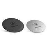 Baseus Magnet Iron Suit Platten für Magnethalter, selbstklebend - Silber und Schwarz (2 Stk.)
