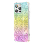 Kingxbar Miya Series Hülle für iPhone 14 Pro Max Cover Rückseite Regenbogen