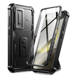 Etui Tech-Protect Kevlar Cam+ na Samsung Galaxy S24 - czarne