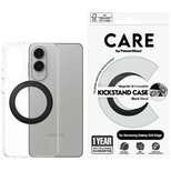 Etui CARE by PanzerGlass Feature Black Kickstand & QI na Samsung Galaxy S25 Edge - przezroczyste