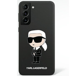 Karl Lagerfeld KLHCS23LSNIKBCK S23 Ultra S918 hardcase black/black Silicone Ikonik