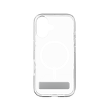 ZAGG Crystal Palace Snap Kickstand MagSafe Hülle für iPhone 16 – transparent