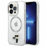 Karl Lagerfeld KLHMP13LHNKCIT iPhone 13 Pro 6,1" Hardcase transparent Ikonisches Karl&Choupette Magsafe