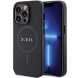 Guess GUHMP14XPSAHMCK case for iPhone 14 Pro Max 6.7&quot; - black Saffiano MagSafe