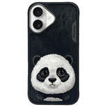 Etui Nimmy Big Eyed Pet 2.0 Panda na iPhone 16 - czarne