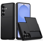 AMORUS Samsung Galaxy A37 5G Case with Sliding Card Holder - Black