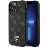 Guess 4G Triangle Metal Logo case for iPhone 13 Pro Max - black