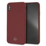 Mercedes Silicone Line Case für iPhone Xs Max - Rot