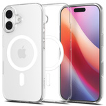 Spigen Liquid Crystal MagSafe Case for iPhone 17 - Clear and White