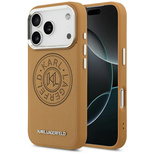 Karl Lagerfeld Point &amp; Metal Logo MagSafe Case for iPhone 17 Pro - Brown