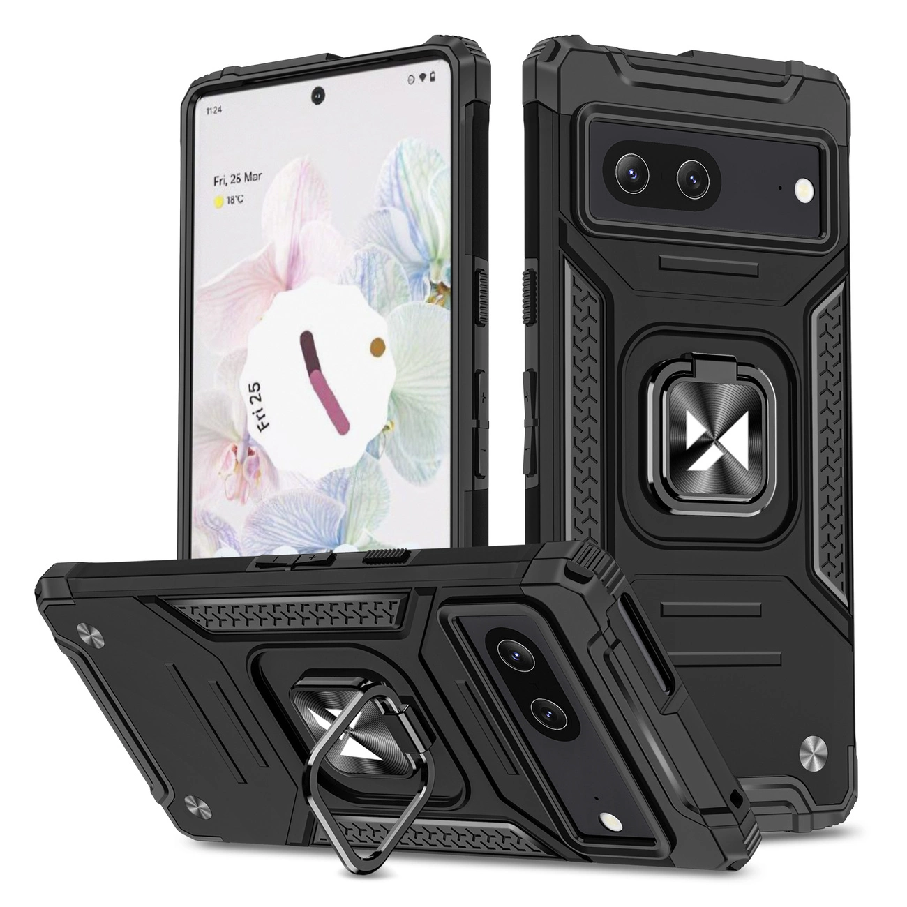 Wozinsky Ring Armor case for Google Pixel 7 armored cover magnetic 