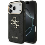 Guess 4G Big 4G Classic Logo Case for iPhone 17 Pro / 18 Pro - Black and Gold