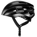 Kask rowerowy Rockbros ZK-013BK z wbudowaną lampką rozmiar uniwersalny 55-60cm - czarny