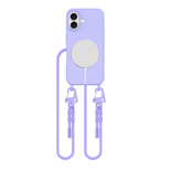 Tech-Protect MagNecklace MagSafe Case with Lanyard for iPhone 16 - Purple