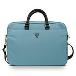 Guess Nylon Triangle Logo bag for a 16&quot; laptop - blue