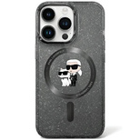 Karl Lagerfeld KLHMN61HGKCNOK iPhone 11 / Xr 6.1&quot; black/black hardcase Karl&amp;Choupette Glitter MagSafe